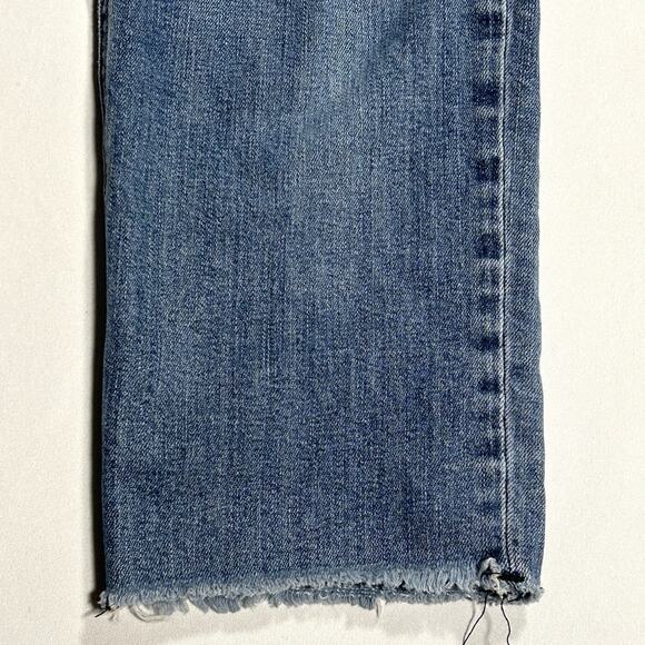 Rag & Bone Dre Low Rise Slim Boyfriend Jeans Women’s Distressed Hem Mariposa 32 - Picture 7 of 10